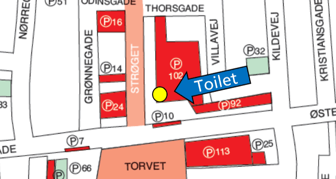 Toiletter på Sieferts Plads